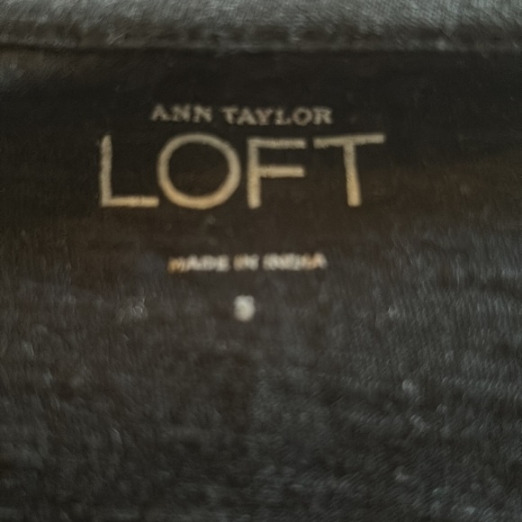 LOFT, Women’s Black T-Shirt w/ Sequins, Size S - Picture 3 of 3